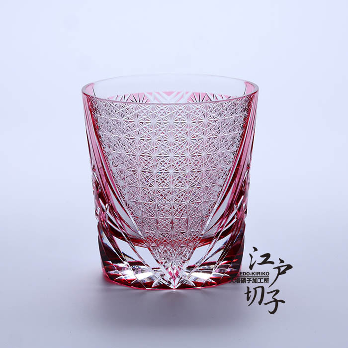 ロックグラス 雅【金赤】