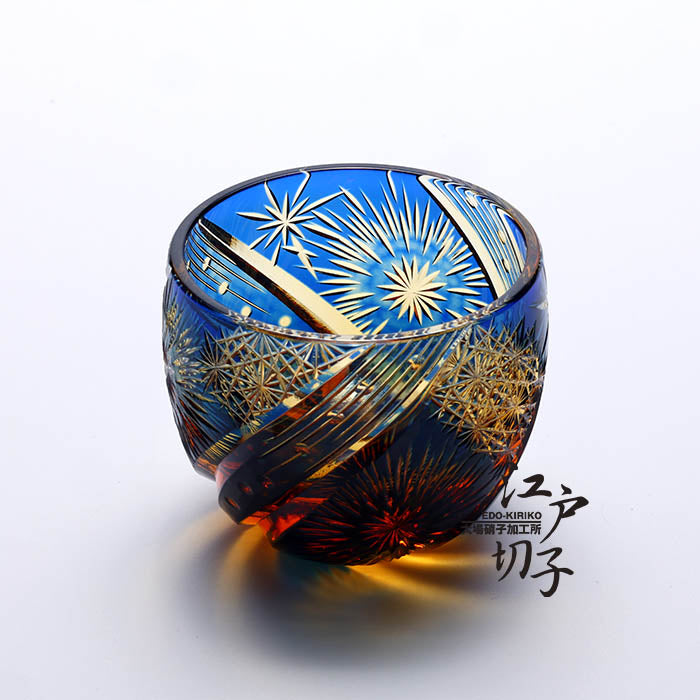 猪口 花火-Ⅰ【瑠璃/琥珀】