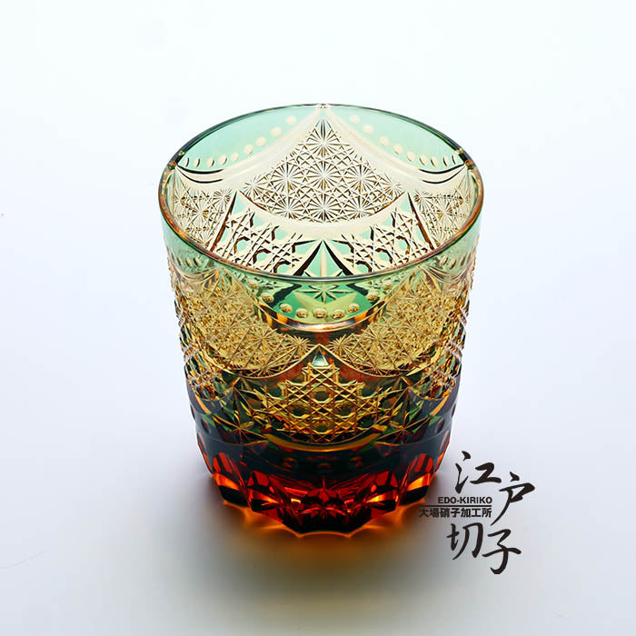 ロックグラス カーテンコール【緑/琥珀】