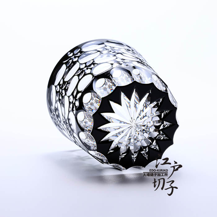 ロックグラス 万華鏡【黒】