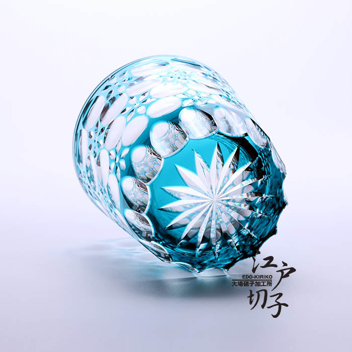 ロックグラス 万華鏡【緑】