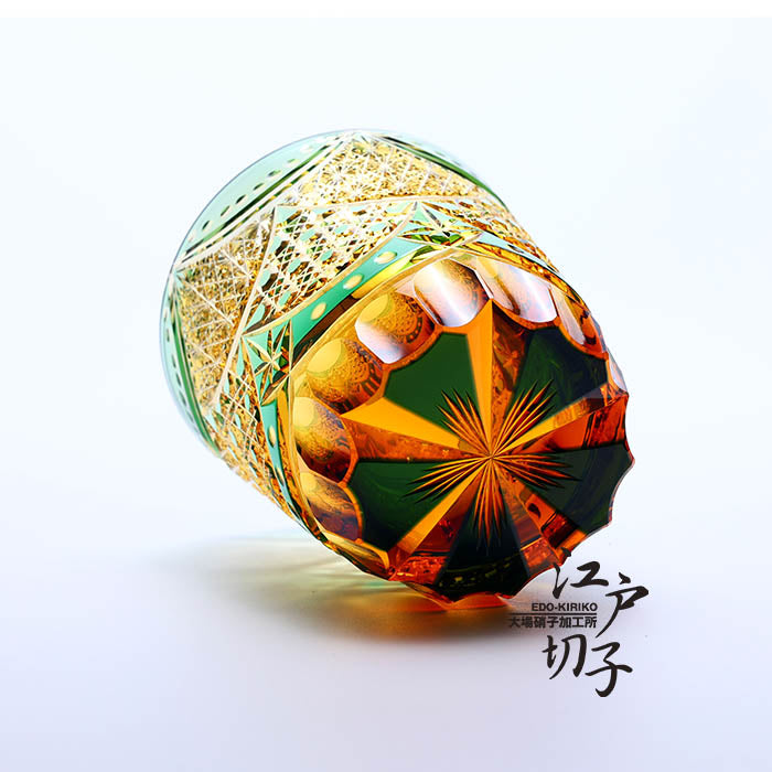 ロックグラス カーテンコール【緑/琥珀】