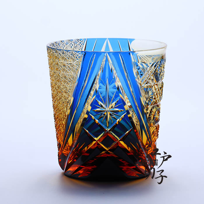 瑠璃/琥珀 – 江戸切子 大場硝子加工所