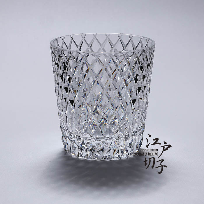 ロックグラス 竹編み【透き】