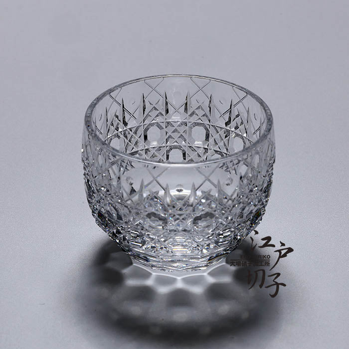 猪口 八角籠目華やぎ【透き】