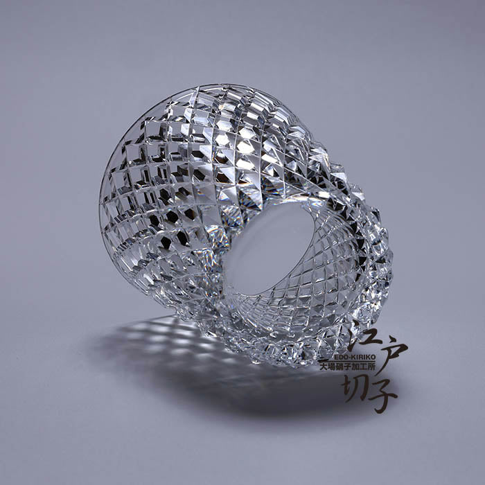 ロックグラス 竹編み【透き】