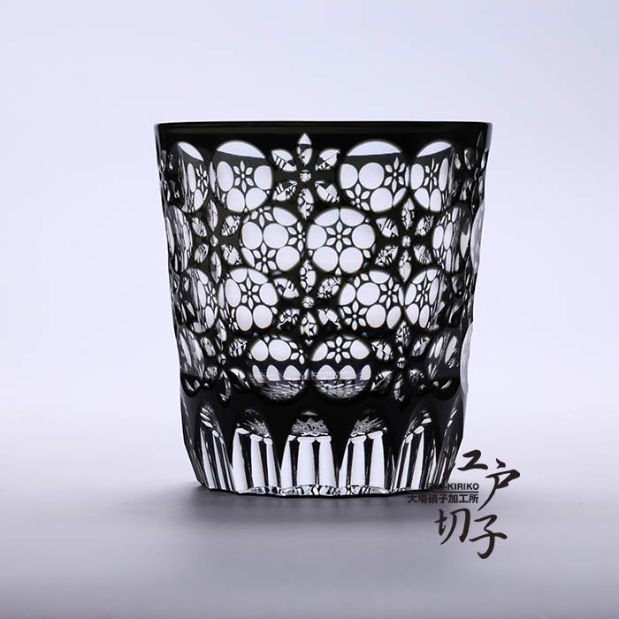 ロックグラス 万華鏡【黒】